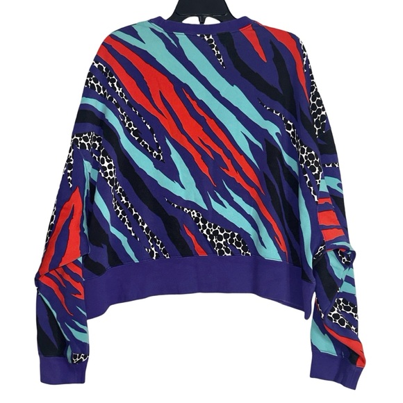 Nike Airloom Retro Print Sweatshirt & Sweatpants Set Court Purple Womens M/L